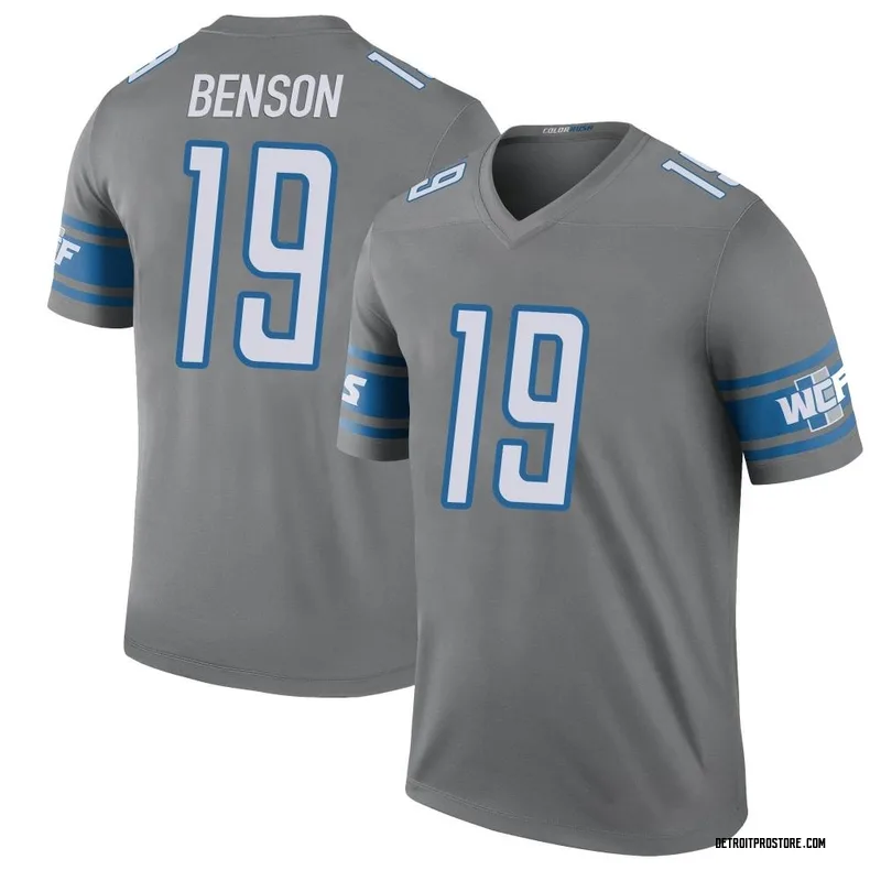 Nike Detroit Lions Steel Gray D'Andre Swift Color Rush Game Jersey