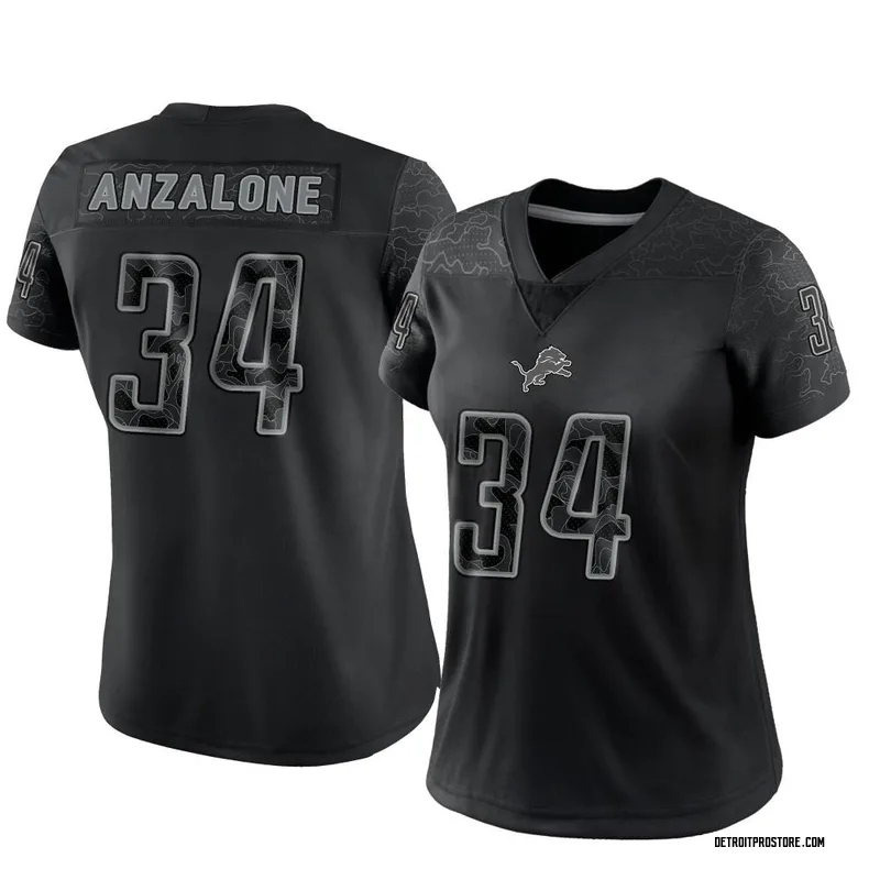 Alex Anzalone Detroit Lions Men's Legend Gray Color Rush T-Shirt