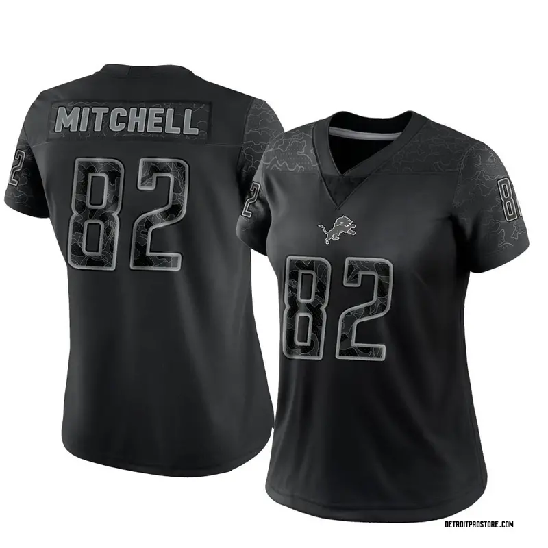 Men's Nike James Mitchell Blue Detroit Lions Player Game Jersey