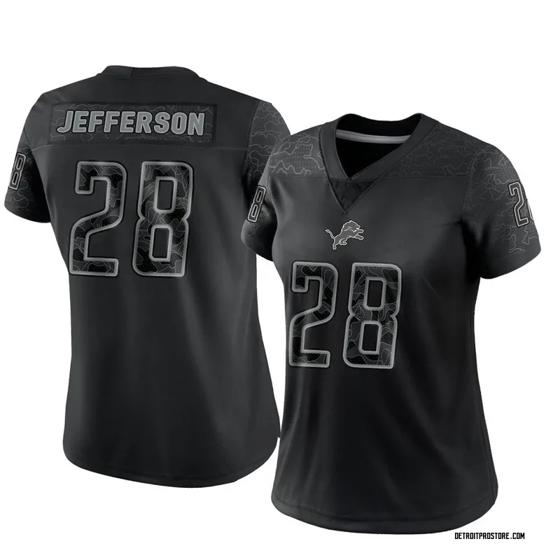 Men's Nike Hockenson Black Detroit Lions RFLCTV Limited