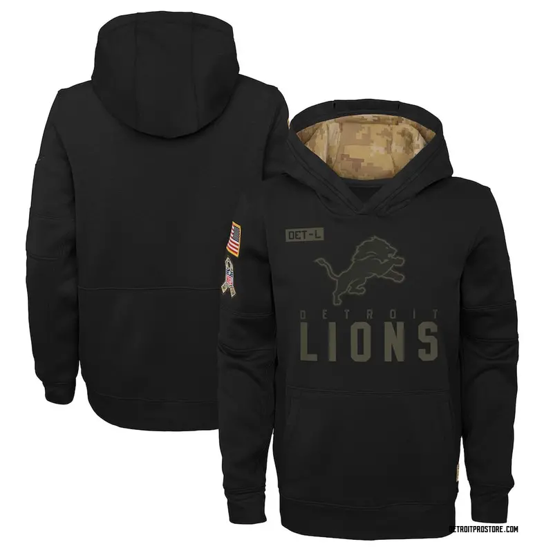 detroit lions military sweatshirt