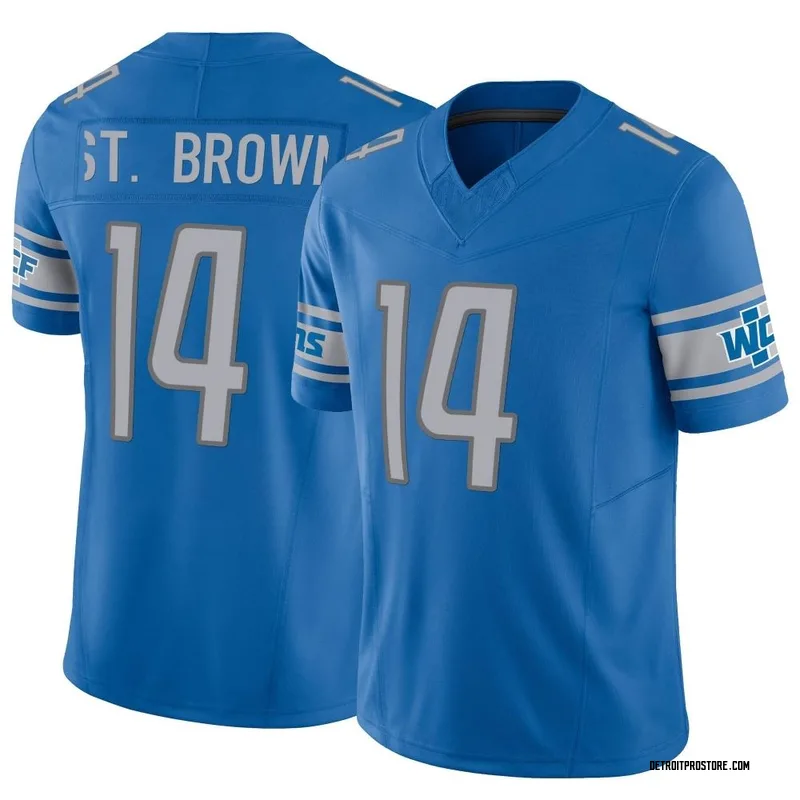 Amon-Ra St. Brown Detroit Lions Nike Color Rush Game Jersey - Steel Gray