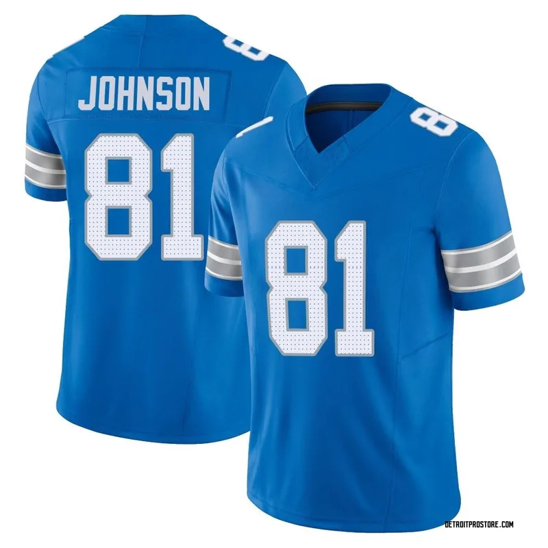 Blue Men s Calvin Johnson Detroit Lions Limited Vapor F.U.S.E. 2nd Jersey