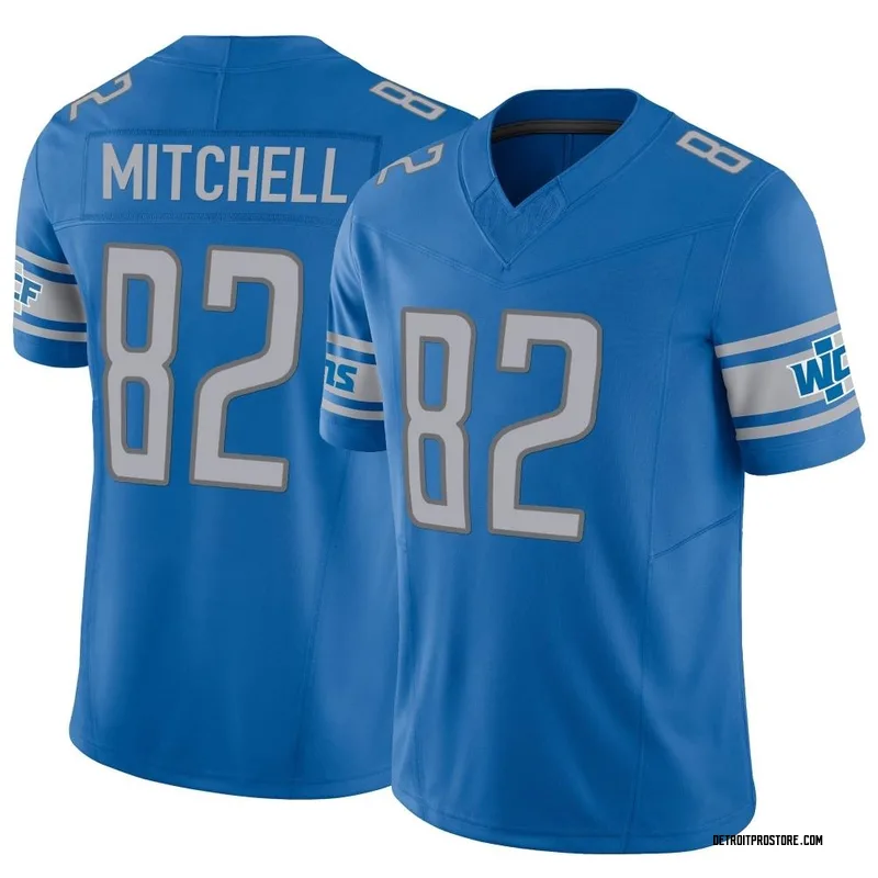 Men's Nike James Mitchell Blue Detroit Lions Player Game Jersey