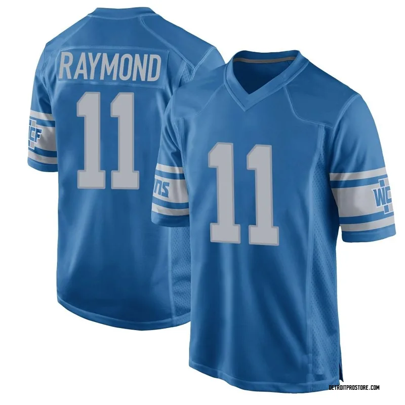 Kalif Raymond Detroit Lions Men's Black Backer Long Sleeve T-Shirt 