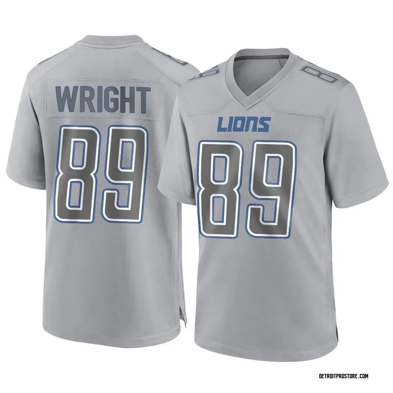 Women's Detroit Lions Brock Wright Nike Blue Nike Game Jersey