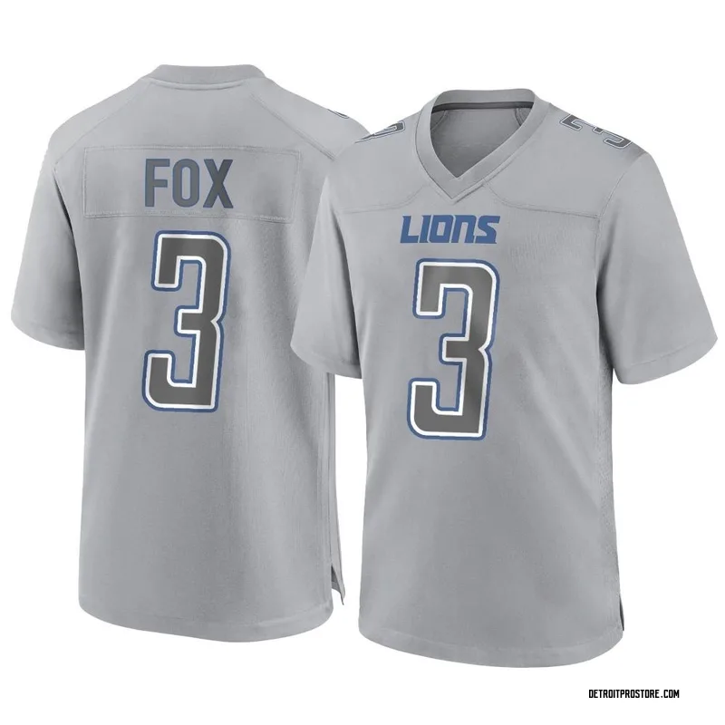 Nike Jack Fox Detroit Lions Limited Black Reflective Jersey - Youth