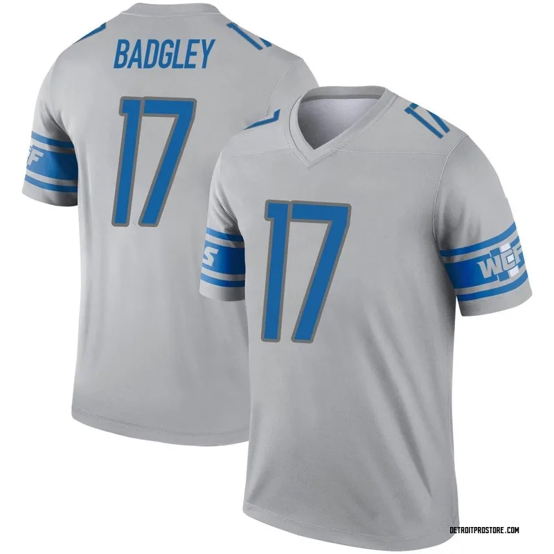 Michael Badgley Men's Nike Blue Detroit Lions Custom Game Jersey