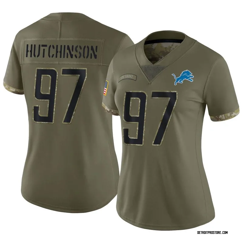 Detroit Lions Youth Outerstuff Aidan Hutchinson Jersey - Detroit City Sports