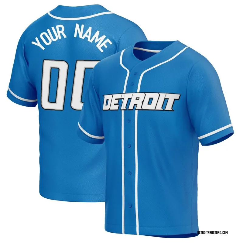 Detroit Lions Road Game Jersey - Custom - Youth