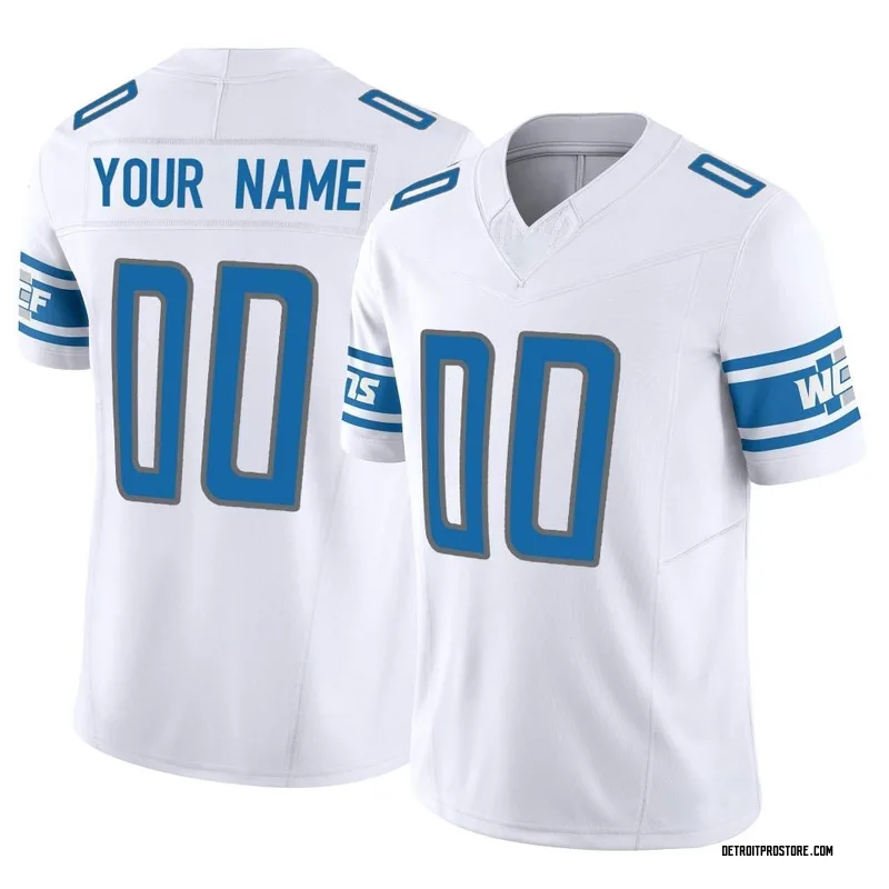 Men's Detroit Lions Nike Blue Vapor F.U.S.E. Elite Custom Jersey