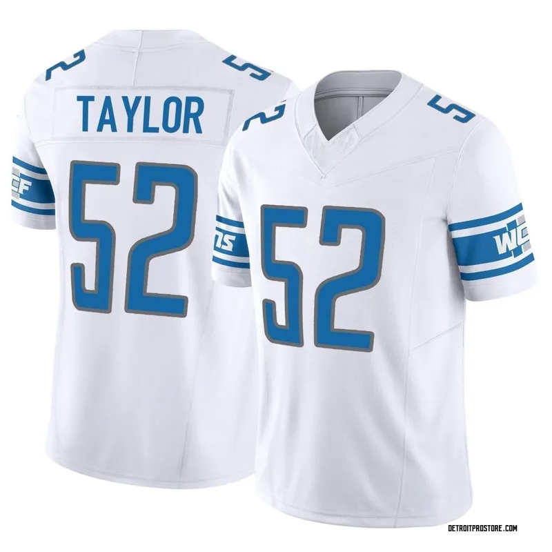 Demetrius Taylor Detroit Lions Youth Black Name & Number Logo T