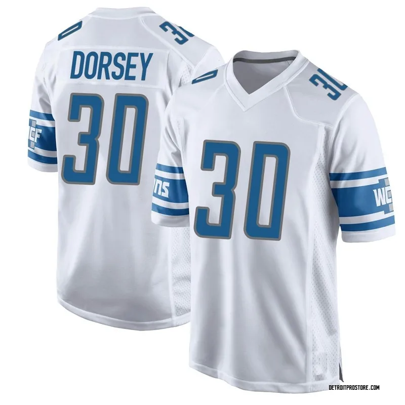 Khalil Dorsey Detroit Lions Men's Legend Gray Color Rush T-Shirt